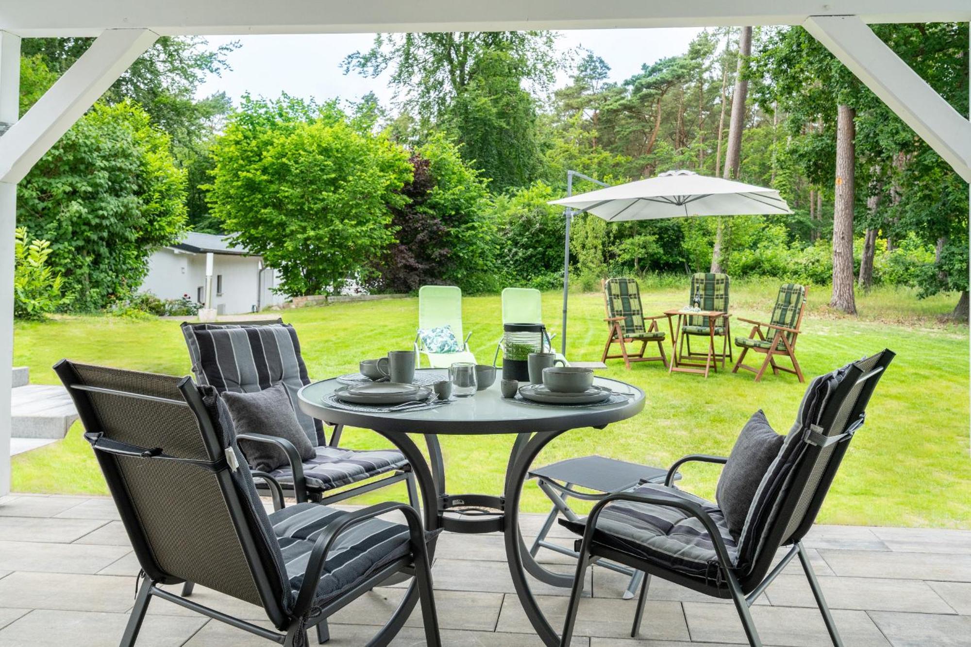 Gerhart-Hauptmann-Strasse 1A Ferienhaus Gartenidylle Kölpinsee Eksteriør billede