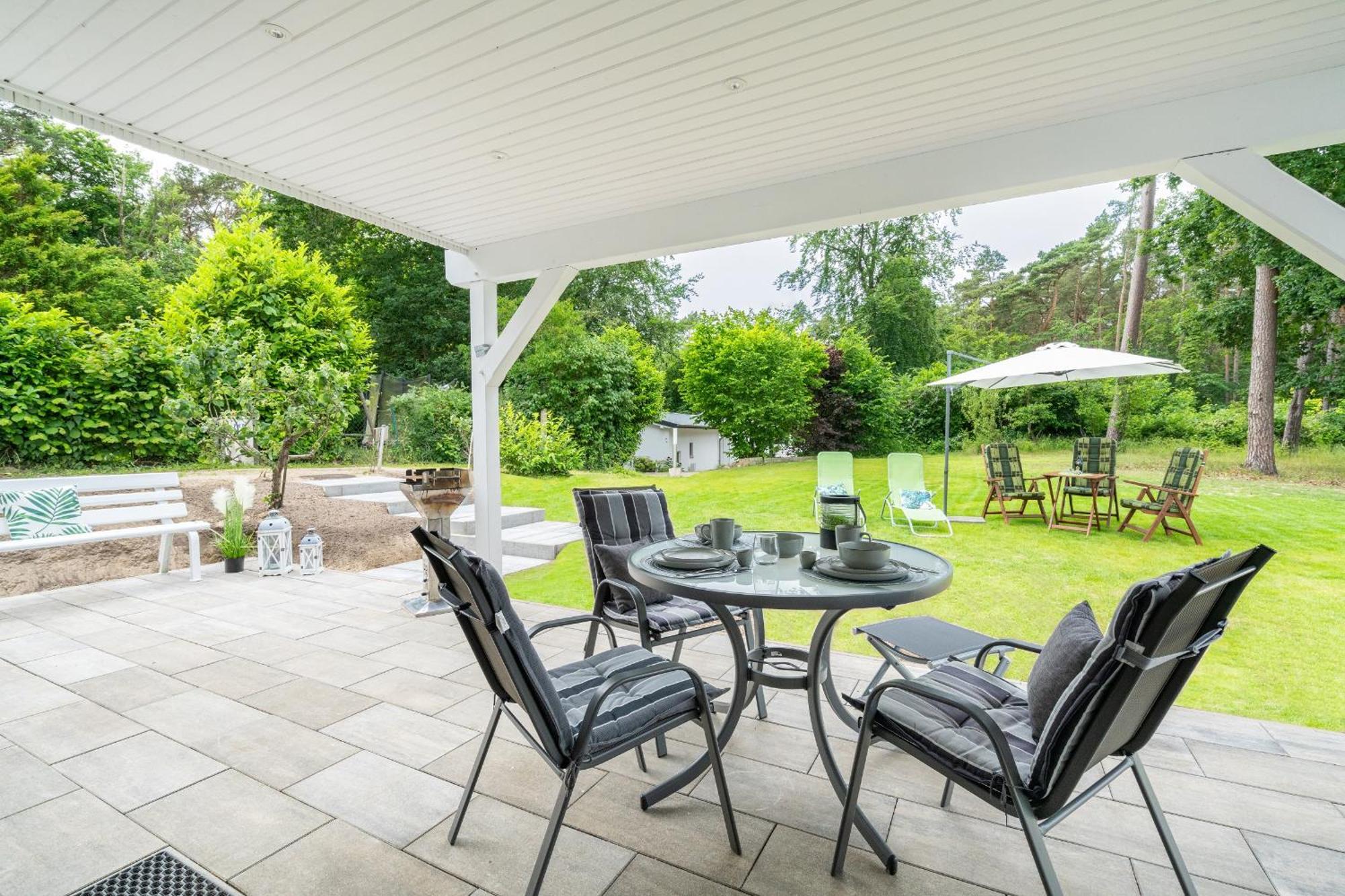 Gerhart-Hauptmann-Strasse 1A Ferienhaus Gartenidylle Kölpinsee Eksteriør billede